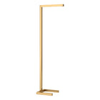 Hudson&Canal - Lampadaire à DEL intégré Malin (132 cm) avec abat-jour en métal - Laiton-Design moderne et tendance pour votre salon, votre bureau, votre chambre ou votre coin lecture