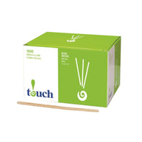 Hy Stix Wood Stir Sticks - 5.5" - 1000 Pack-Measures 5.5" in length