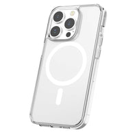 TUFF8 Mag Rugged Case For iPhone 15 Pro Max - Clear-Shockproof Layer: The air tight shockproof layer adds extra protection from accidental drops. Tested to MIL-STD to 8FT