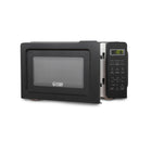 Commercial Chef - Four à micro-ondes de comptoir de 0,7 pi³ et 700 W - Noir-Caractéristiques impressionnantes : En ce qui concerne les fours à micro-ondes de comptoir, notre micro-ondes noir est supérieur avec 700 watts de puissance, une sécurité enfant et un verrouillage de porte, un plateau tournant et 0,7 pi3. capacité de pi.
