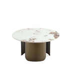 Manhattan Comfort Monica 31.49" Modern Glam Coffee Table - Gold-Home Assembly Required. All Hardware Included