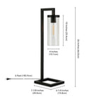 Hudson&Canal - Lampe de table Malva de 66 cm de haut avec abat-jour en verre, - Bronze noirci/grainé-8