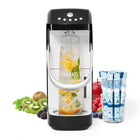 Sparkel All Natural Sparkling Water Appliance - Black -Welcome to the future of sparkling water - great for any kitchen, spärkel is the only soda maker that doesn’t require a co2 cylinder. Unlike other soda makers, you can achieve carbonation in one touch without replacing co2 tanks; our soda machine utilizes proprietary carbonator sachets to make fizzi drinks
