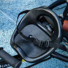 Qaba - Tricycle 6 en 1 pour tout-petits de 1 à 5 ans avec poignée parentale - bleu foncé-Auvent pliable pour un rangement et un transport pratiques 