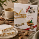 San Andrés Imperial Almond Turrón Cake - 150 g-Traditional Spanish hard turrón recipe