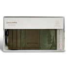 Champs - Porte-cartes Slim en Cuir Camouflage - Vert-Boîte cadeau incluse
