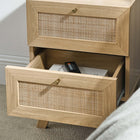 Modway Soma 2-Drawer Nightstand - Oak-Full-Extension Drawer