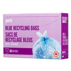 Perk Recycling Bags - 77L - Blue - 40 Pack-Each bag has a capacity of 77L, providing ample space for your recyclables