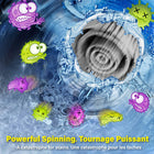 Bell+Howell Scrubtastic Pro Electric Spin Scrubber Multipurpose Rechargeable Shower Scrubber with 3 Rotating Brush Heads-All-around cleaner: 3 brush heads cover tight grout lines, flat surfaces, and bigger smooth areas like bathroom tiles for versatile whole home cleaning