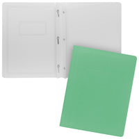 Staples Report Cover - Letter Size - Mint-Paper cover with mint exterior
