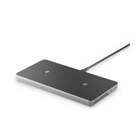 ALOGIC - Station de charge sans fil 3-en-1 Ultra Power - Double charge sans fil avec sortie de charge USB-A-Chargez jusqu'à trois appareils : Avec une puissance totale de 30 W, la station de charge peut recharger jusqu'à trois appareils simultanément à pleine vitesse. Elle permet de charger simultanément deux téléphones ou autres appareils compatibles Qi. Les appareils non compatibles avec la charge sans fil peuvent être rechargés via le port USB-A situé à l'arrière.