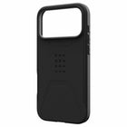 UAG Civilian LT Compatible with MagSafe Case for iPhone 17 Pro Max - Black-Sleek, slim profile