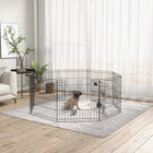 PawHut - Cage d'Exercice Pliable en Métal-Porte à double verrouillage pour une entrée/sortie pratique et une sécurité optimale