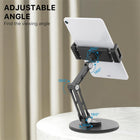 MyBat 360° Swivel Phone & Tablet Stand - Adjustable - Universal Holder-Dual Adjustable Arms - Extend up to 5.5″ both upward and outward to get the ideal viewing angle