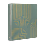 Staples 1" Binder - Green Arches Design-3 round ring closure