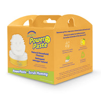 Scrub Daddy Power Paste & Scrub Mommy Sponge-Includes one container of All-Purpose PowerPaste Cleanser and one dye-free, dual-sided Scrub Mommy for easy application and cleanup