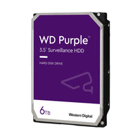 Western Digital Purple Surveillance 3.5" Hard Disk Drive - 6 TB-Optimized for 24/7 Surveillance: Engineered specifically for continuous operation, supporting up to 64 HD cameras for reliable performance in security systems