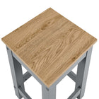 Modway Galley 3-Piece Kitchen Island and Stool Set - Oak Grey-10