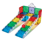 Magna-Tiles Rail Racers 33-Piece Magnetic Construction Set -Safety Guaranteed: All MAGNA-TILES pieces are built to withstand countless hours of playtime. Our signature lattice prevents cracking, while fastening rivets keep magnets safe and secure