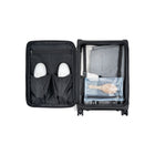 Bugatti 3-Piece Softside Luggage Set - Black-Reinforced top and side handle for the 24” and the 28”