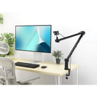 Kensington A1020 Boom Arm for Microphones, Webcams, and Lighting Systems-Easily accommodates different video conferencing and desk setup needs with extensive horizontal (32.5") and vertical extensions (37.36")