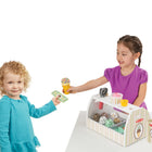 Melissa & Doug, Comptoir à glaces avec cuillères et glaces en bois-8