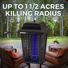 Flowtron 1.5 Acre Outdoor 40W UV Bug Zapper-Octenol attractant, a proven mosquito lure - FREE 30 day cartridge included