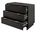 Manhattan Comfort Granville Modern Dresser and Chest Set - Dark Grey-Home Assembly Required. All Hardware Included