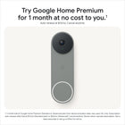 Google Nest Wired Doorbell (3rd Gen) - Snow-The Nest Doorbell can learn the faces of your friends and family, so you get alerted to who’s at the door before they even knock(Google Home Premium subscription required) .