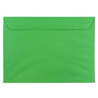 JAM Paper 9 x 12 Booklet Envelopes, Brite Hue Christmas Green Recycled, 100 Pack (154124g)-Green