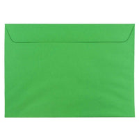 JAM Paper - Enveloppes lisses Brite Hue en papier recyclé de format livret, 9 x 12 po, vert festif, 100 par paquet-Vert