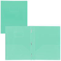 Staples - Couverture en poly - aqua-Format lettre