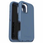 OtterBox Defender Pro MagSafe iPhone 16 - Baby Blue Jeans-Tri-layer defense with a silicone cover to resist bumps, rigid inner shell to hold your phone in place and a memory-foam backing for stability