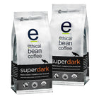 Ethical Bean - Café Superdark en grains de torréfaction française très foncée - 12 oz - paquet de 2-Certifié équitable et biologique