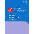 TurboImpôt Version De Luxe en ligne 2025  - 8 Déclarations - Anglais - En ligne-Idéal pour les particuliers, les couples et les familles qui demandent des déductions courantes, comme les REER, les dons et les frais médicaux.