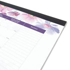 Blueline - 2026 Calendrier sous-main mensuel Passion - 17-3/4 po x 10-7/8 po - Bilingue-Motifs floraux à chaque mois