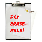 Mobile OPS Unbreakable Quick Reference Clipboard with Dry Eraseable Transparent Protective Cover - Clear - 2 Pack-Insert documents you need to see quickly between the transparent acrylic sheets
