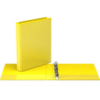 Davis Group Easyview Premium Binder - Round Ring - Customizable - 1" - Yellow - 6 Pack-1"