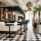 Zuo Erret Barstool - Grey-Assembly required