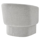 Modway - Muse Tissu Boucle Chaise d’accent en tonneau - Papier journal-Arrivée entièrement assemblée
