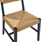 Modway Bodie Wood Dining Chair - Black/Natural-10