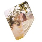 Staples Print Sherpa Blanket-100% polyester