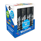 Kwik Stix Solid Tempera Paint Sticks - Black - 12/Pack - 12 Pack-Great for projects needing certain colours replaced quicker than others