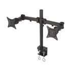 TygerClaw 13" to 27" Dual Monitor Desk Clam Mount-Provides flexibility for a variety of monitor sizes
