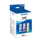Epson T542 EcoTank Combo Pack - Cyan/Magenta/Yellow-Sharp text, brilliant colours, professional-quality results