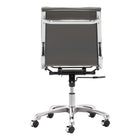 Chaise de Bureau Sans Bras Lider Gris-4