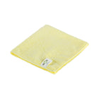 Globe Commercial - Chiffon en microfibre - 240 g/m² - 14" x 14" - Jaune - Paquet de 10-Un excellent moyen d’éviter la contamination croisée