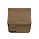Manhattan Comfort - Ensemble de 2 tables de nuit modernes Horizon 21,7" - Érable-17,7 po L x 21,7 po l x 19,9 po H