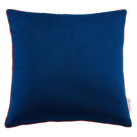 Modway Accentuate 18" Performance Velvet Throw Pillow - Navy Blossom-Accent Throw Pillow