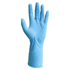 Gants d'examen en nitrile PRIMED avec manchette longue, très petit, paquet de 100-Manchette extra-longue qui retient la zone du poignet
pour offrir une protection supplémentaire.
